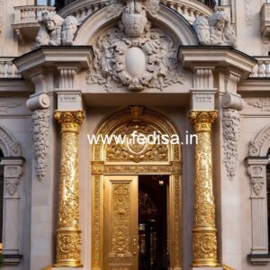 Hotel Elevation Design with Modern Balcony Style No-9129