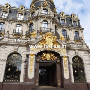 Luxury Resort Front Elevation Design Concepts No-9142