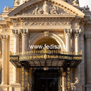 Premium Hotel Building Front Design Inspiration No-9177