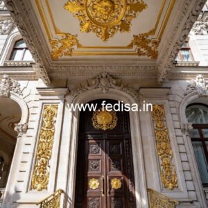 Luxury Hotel Front Elevation with LED Effects No-9181