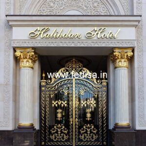 Hotel Elevation Design with Premium Entrance Style No-9184