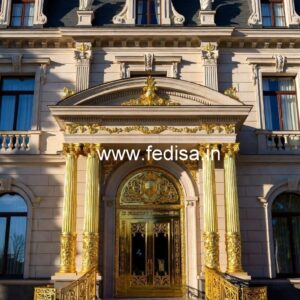 Grand Hotel Elevation Design for Luxury Stay No-9189