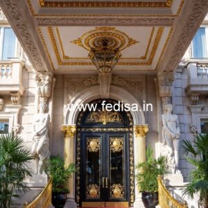 Hotel Front Architecture Design with Modern Luxury No-9194