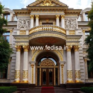 Hotel Building Elevation Design with Luxury Appeal No-9200