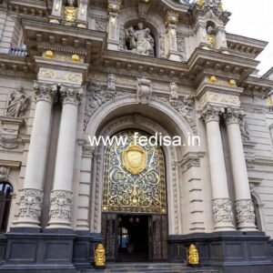 Elegant Luxury Hotel Exterior Elevation Designs No-9404