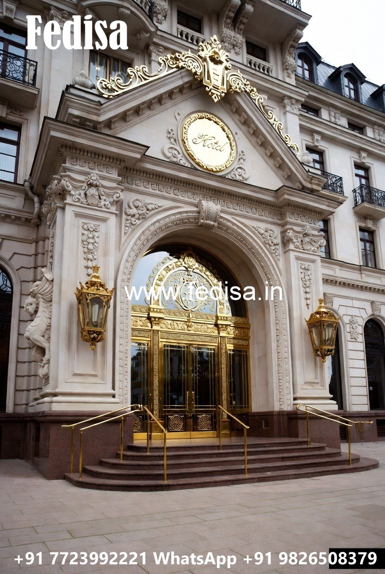 Luxury Hotel Front Elevation Design Concepts No-9405