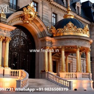 Elegant Luxury Hotel Front View Design No-9453