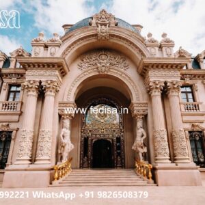Luxury Hotel Main Entrance Elevation No-9459