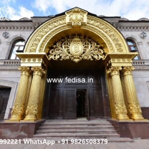 Luxury Hotel Exterior with Premium Materials No-9486