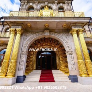 Luxury Hotel Front Elevation with Modern Appeal No-9488