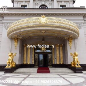 Luxury Hotel Elevation with Modern Windows No-9498