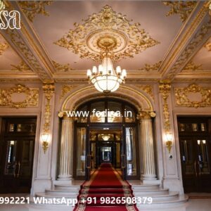Stylish Luxury Resort Front Elevation No-9499