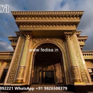 Elegant Hotel Front Design with Luxury Style No-9503