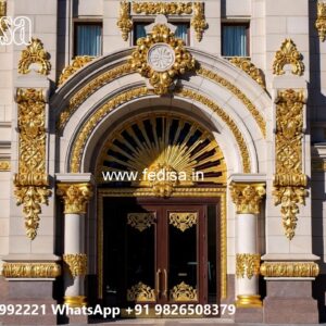 Stylish Luxury Front Elevation for Hotels No-9553