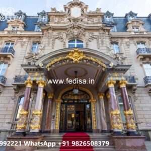 Luxury Hotel Exterior with Minimal Elegance No-9580