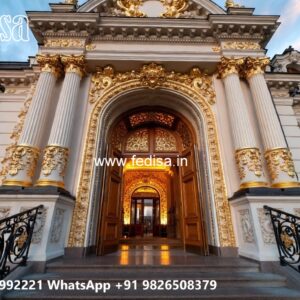 Modern Hotel Entrance Gate Design for Luxury Resorts No-9602