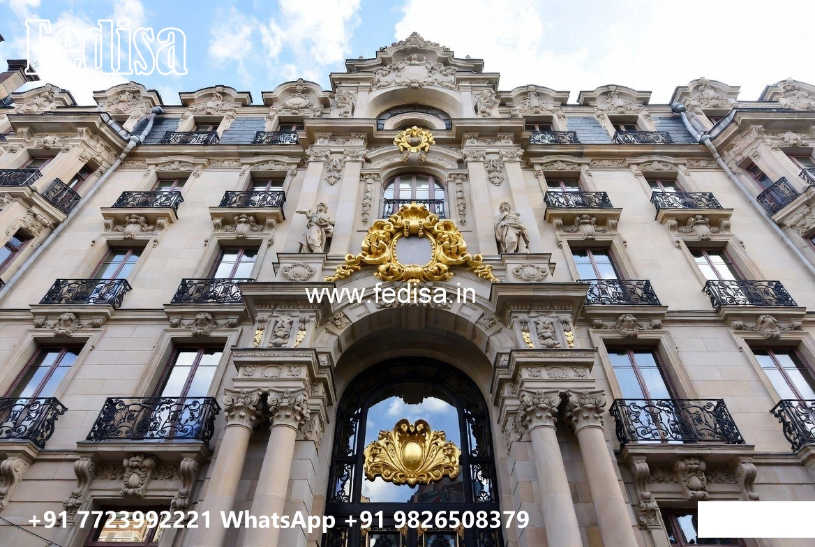 Hotel Entrance Gate Design with Brass and Glass Finish No-9610