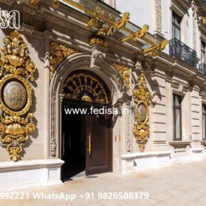 Hotel Exterior Gate Design with Premium Materials No-9647