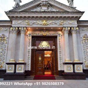 Hotel Front Entrance Design with Luxury Gate Style No-9650