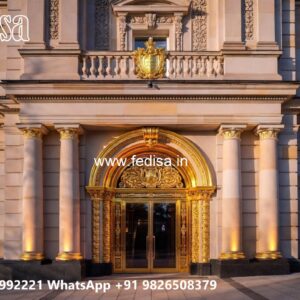 Hotel Entrance Gate Design with Minimalist Architecture No-9659