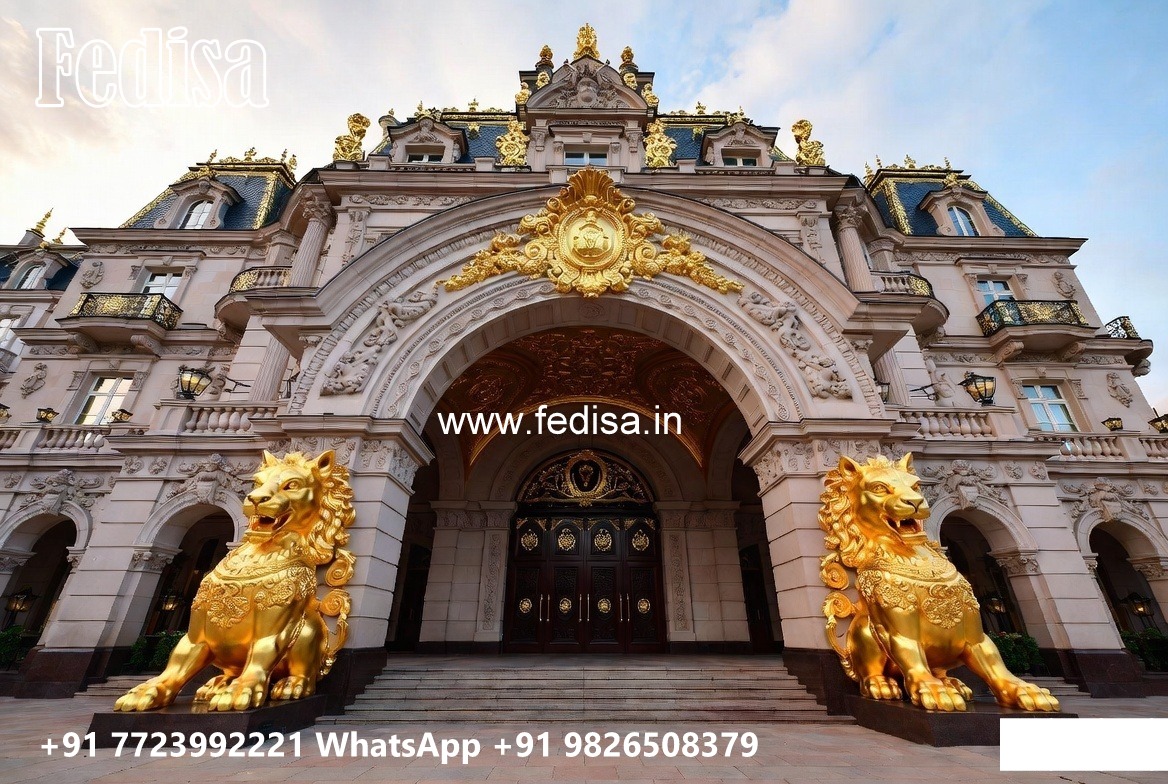 Resort Hotel Entrance Gate Design with Water Features No-9668