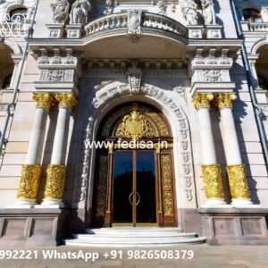 Modern Hotel Entrance Gate Design with Luxury Appeal No-9679