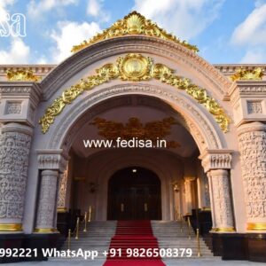 Hotel Entrance Gate Design with Royal Architecture No-9688