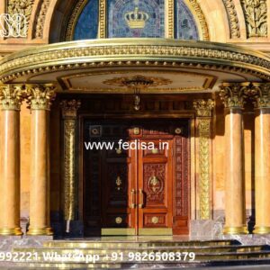 Hotel Entrance Gate Design with Luxury Decor Elements No-9691