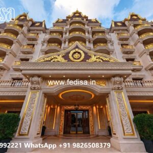 Stylish Hotel Exterior Design for Luxury Hospitality No-9710