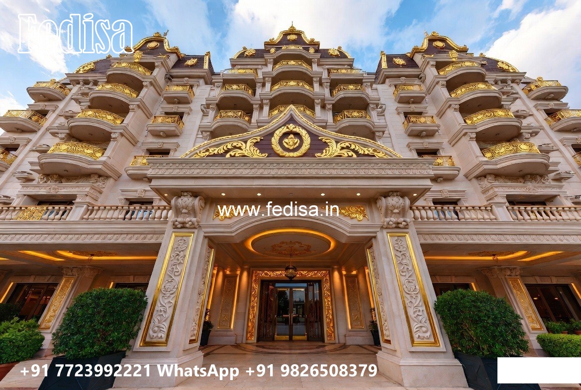 Stylish Hotel Exterior Design for Luxury Hospitality No-9710