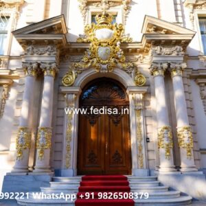 Beautiful Hotel Front View Elevation Design No-9714