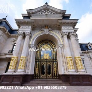 Hotel Elevation Design with Premium Exterior Finish No-9718