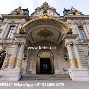Hotel Front Elevation Design for Commercial Buildings No-9727