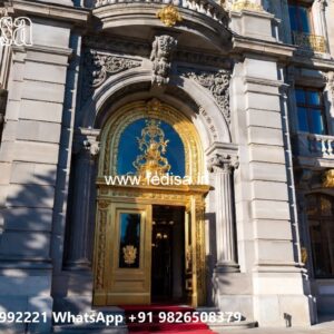 Hotel Building Elevation Design with Modern Appeal No-9739