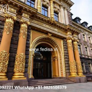 Luxury Resort Front Elevation Design Concepts No-9742