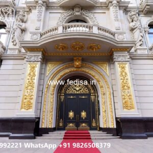 Grand Luxury Hotel Front Elevation Design No-9745