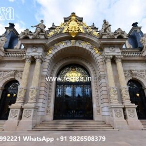 Hotel Exterior Front Design with Luxury Appeal No-9756