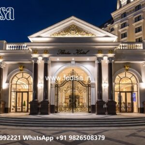 Premium Hotel Building Front Design Inspiration No-9777