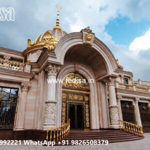 Elegant Hotel Exterior Design with Glass Panels No-9779
