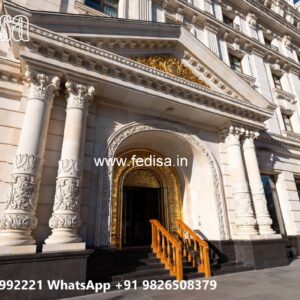 Luxury Hotel Front Elevation with LED Effects No-9781