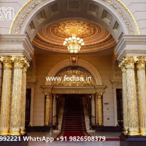Contemporary Hotel Building Elevation Design No-9783