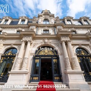 Hotel Elevation Design with Premium Entrance Style No-9784