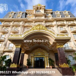 Hotel Front Elevation Design No-9803