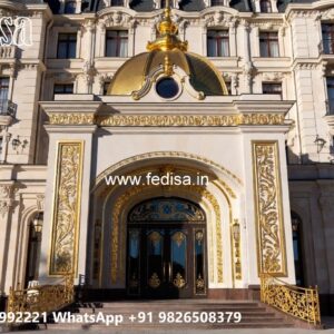 Premium Hotel Front Facade Design No-10028