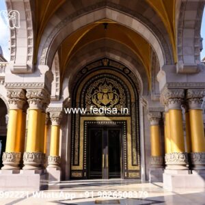 Elegant Luxury Hotel Front View Design No-10053