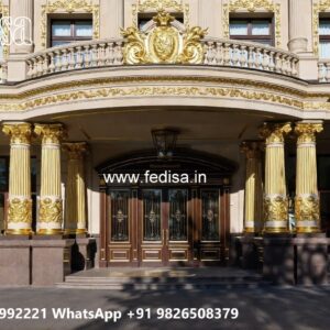 Luxury Hotel Main Entrance Elevation No-10059
