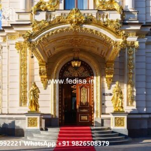 Premium Hotel Elevation with Modern Facade No-10061