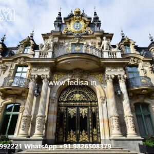 Luxury Hotel Exterior with Premium Materials No-10086