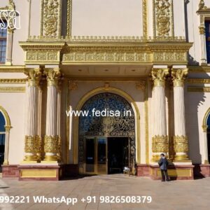 Luxury Hotel Front Elevation with Modern Appeal No-10088
