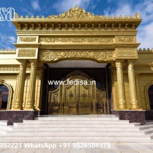 Luxury Resort Elevation with Elegant Lighting No-10090